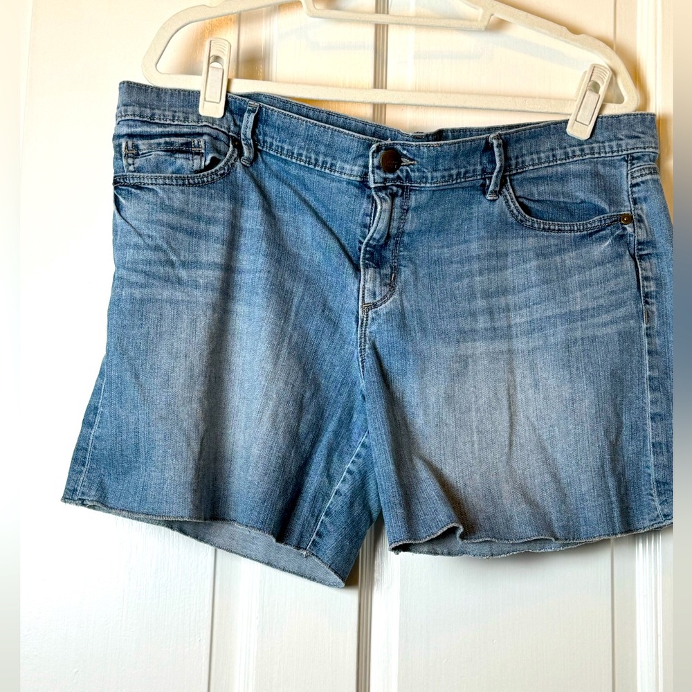 Loft, denim shorts, size 14